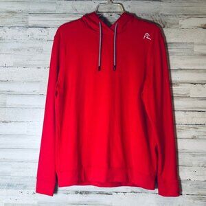 Rhoback Red Performance Hoodie Men's Small Lightweight Stretch Pullover